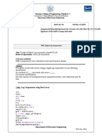 Department of Electronics Engineering: Digital Lag Compensator