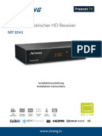 Digitaler Terrestrischer HD Receiver: Installationsanleitung Installation Instructions