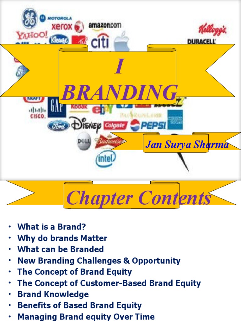 I Branding Jan Surya Sharma PDF Business Brand
