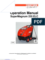 Operation Manual: Supermagnum 220 Elc
