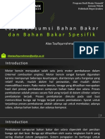 Laju Konsumsi Bahan Bakar Dan Bahan Bakar Spesifik