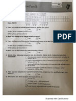 Jobseeker's Claim Part B (Profile Form) 