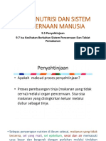 Bab 9: Nutrisi Dan Sistem Pencernaan Manusia