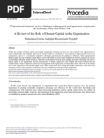 A Review of The Role of Human Capital in The Organization: Sciencedirect