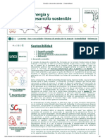 Energía y Desarrollo Sostenible - Sostenibilidad