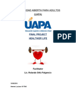 Universidad Abierta para Adultos (UAPA) : Final Project Healthier Life