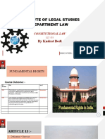 Institute of Legal Studies Department Law: by Kudrat Bedi