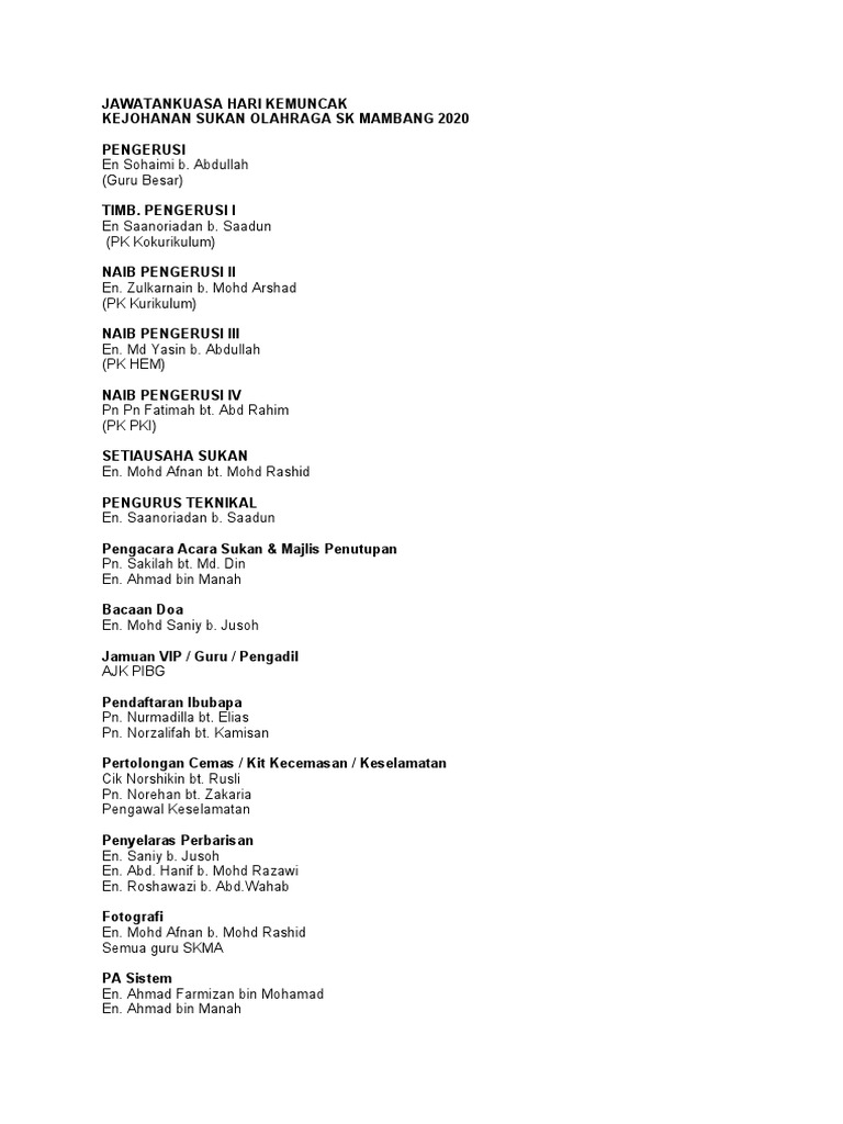 Jawatankuasa Hari Kemuncak PDF