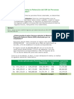 Calculo de Retención de ISR PF