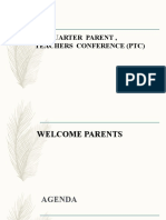 3RD Quarter Parent, Teachers Conference (PTC