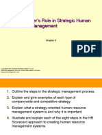 The Manager's Role in Strategic Human Resource Management