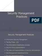 Security Management Practices PDF