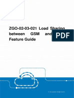 GERAN ZGO-02-03-021 Load Sharing Between GSM and LTE Feature Guide (V4) - V1.0