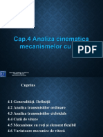 4 Analiza Cinematica A Mecanismelor Cu Roti - 1