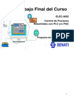 Trabajo Final Del Curso: ELEC-9002 Control de Procesos Industriales Con PLC Y/o PAC