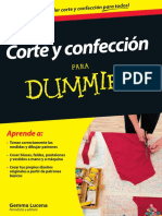 Corte y Confeccion para Dummies PDF