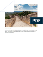 World Wonder - china wall