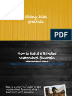 How To Build A Bamboo Waterwheel Fountain in 5 Easy Steps PDF