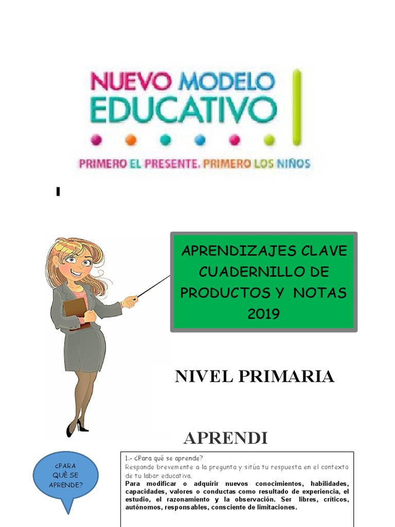 6° Grado Aprendizajes Claves PDF Educación de la primera infancia