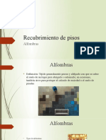 Recubrimiento de Pisos - Alfombras