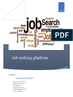 Job Seeking Platform: Individual Report