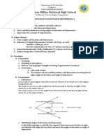 Angles of Elevation and Depression Lesson Plan