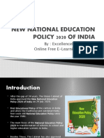 New National Education Policy 2020 of India