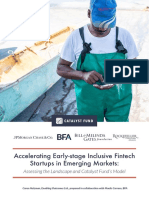 Accelerating Early-Stage Inclusive Fintech Startups in Emerging Markets