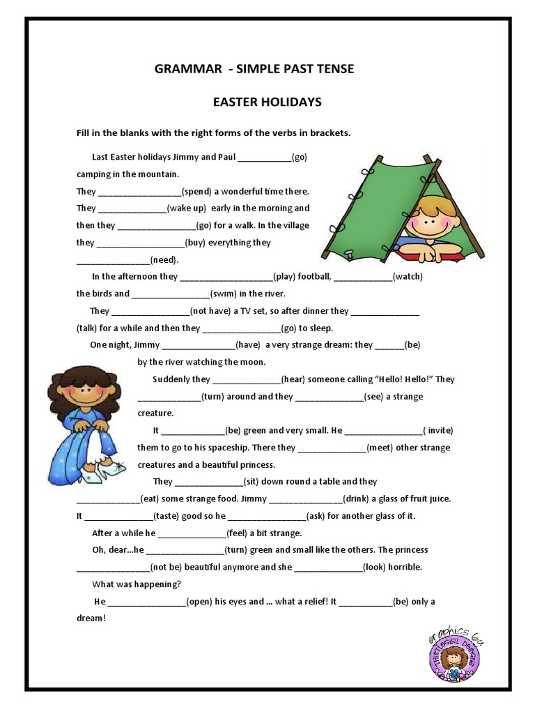 Past Simple Homework | PDF