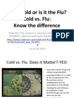 Cold vs Flu: Know the Difference with This WebMD Guide