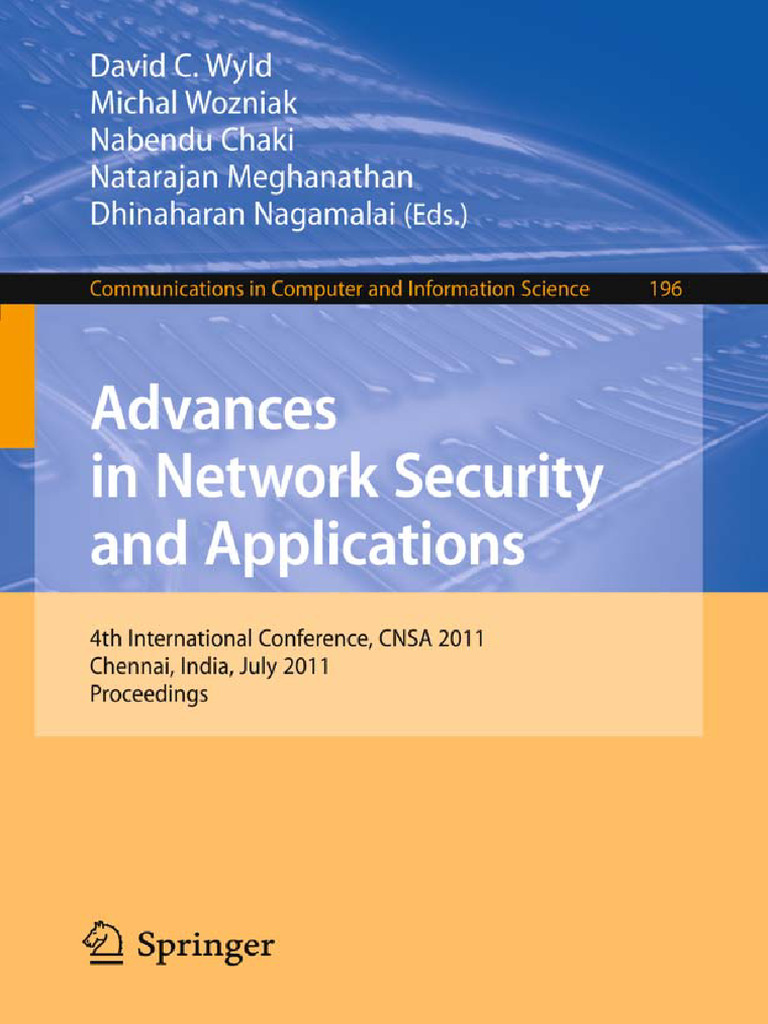 Advances in Network Security and Applications PDF | PDF | Vulnerability ...