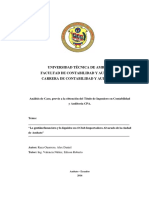 La Gestión Financiera y La Liquidez en El Club Importadora PDF