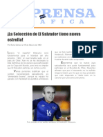 La Selección de El Salvador Tiene Nueva Estrella