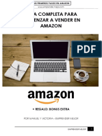 Guia Completa de Amazon Tus Primeros Pasos Como Vendedor en Amazon PDF