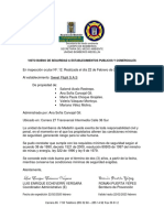 Certificado Bomberos