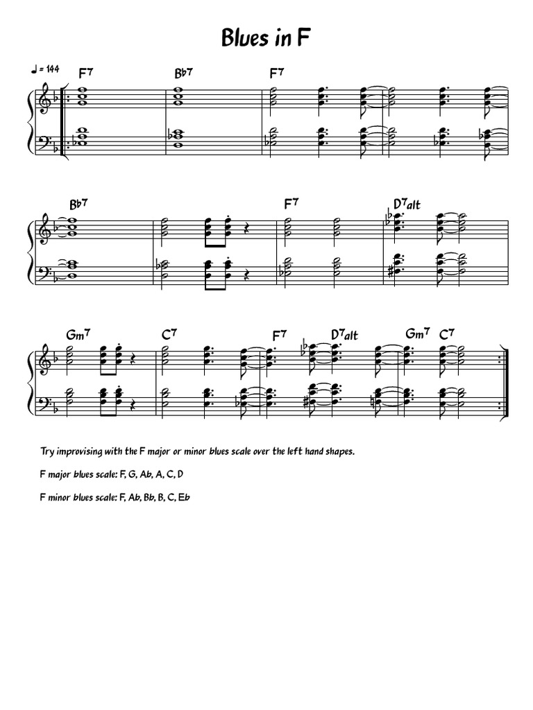 Bags Groove Piano Part PDF Music Theory Elements Of Music