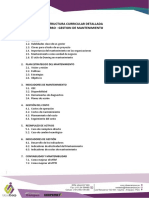 Estructura Detallada - Gestion de Mantenimiento PDF