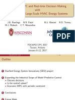 Economic MPC and Real-time Decision Making for Large-Scale HVAC Energy Systems