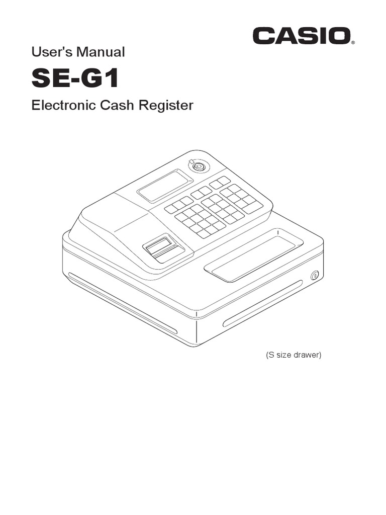User's Manual Electronic Cash Register PDF Ac Power Plugs And Sockets Mains Electricity