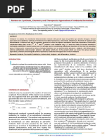 Review On: Synthesis, Chemistry and Therapeutic Approaches of Imidazole Derivatives