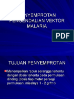 Penyemprotan Vektor Malaria