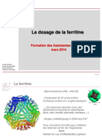 Dosage de La Ferritine - 2014-03-13