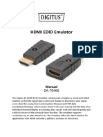 HDMI EDID Emulator: Manual