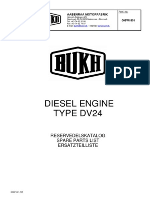 Manual Bukh Engine DV24, PDF, Machines