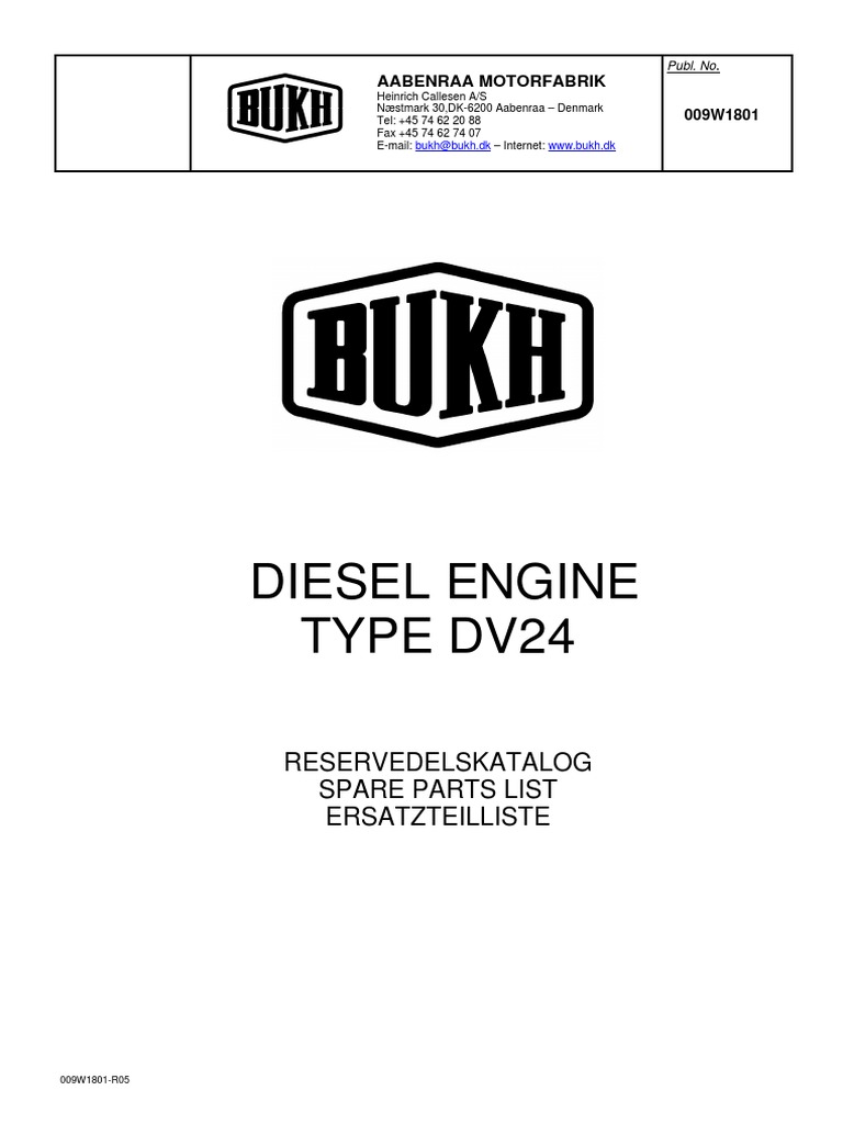 Manual Bukh Engine DV24 PDF Machines Engines