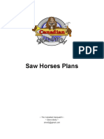 Saw Horses Plans: The Canadian Sasquatch Steve Mertz