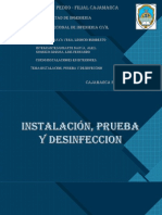 Instalacion Prueba y Desinfeccion Exposicion Alex PDF