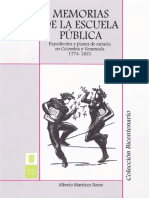 Memorias de La Escuela Publica PDF