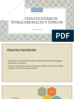 AGENTES CITOTÓXICOS INTRALESIONALES Y TÓPICOS-IVETTE SOTO.pptx