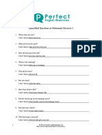 Embedded Questions in Statements Exercise 1: May Be Freely Copied For Personal or Classroom Use